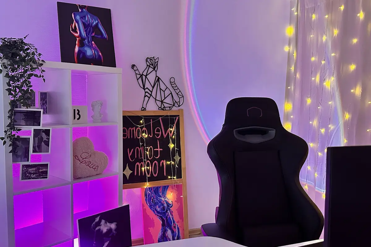 Интерьер вебкам студии Cherry Studio