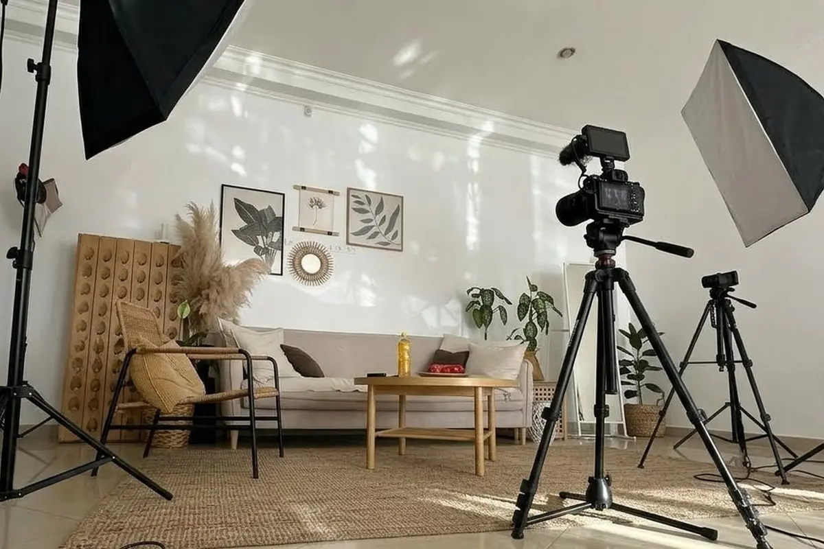 Интерьер вебкам студии Kult Agency