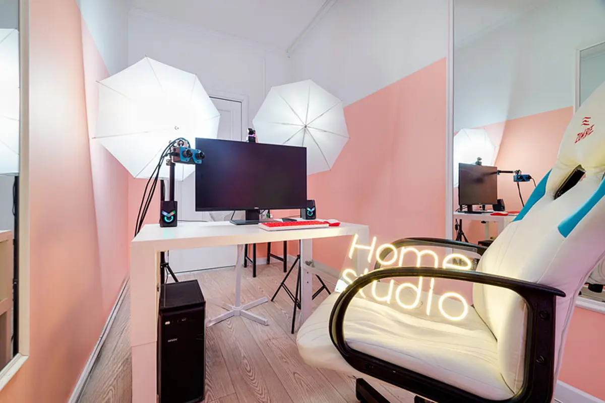 Интерьер вебкам студии Home Studio