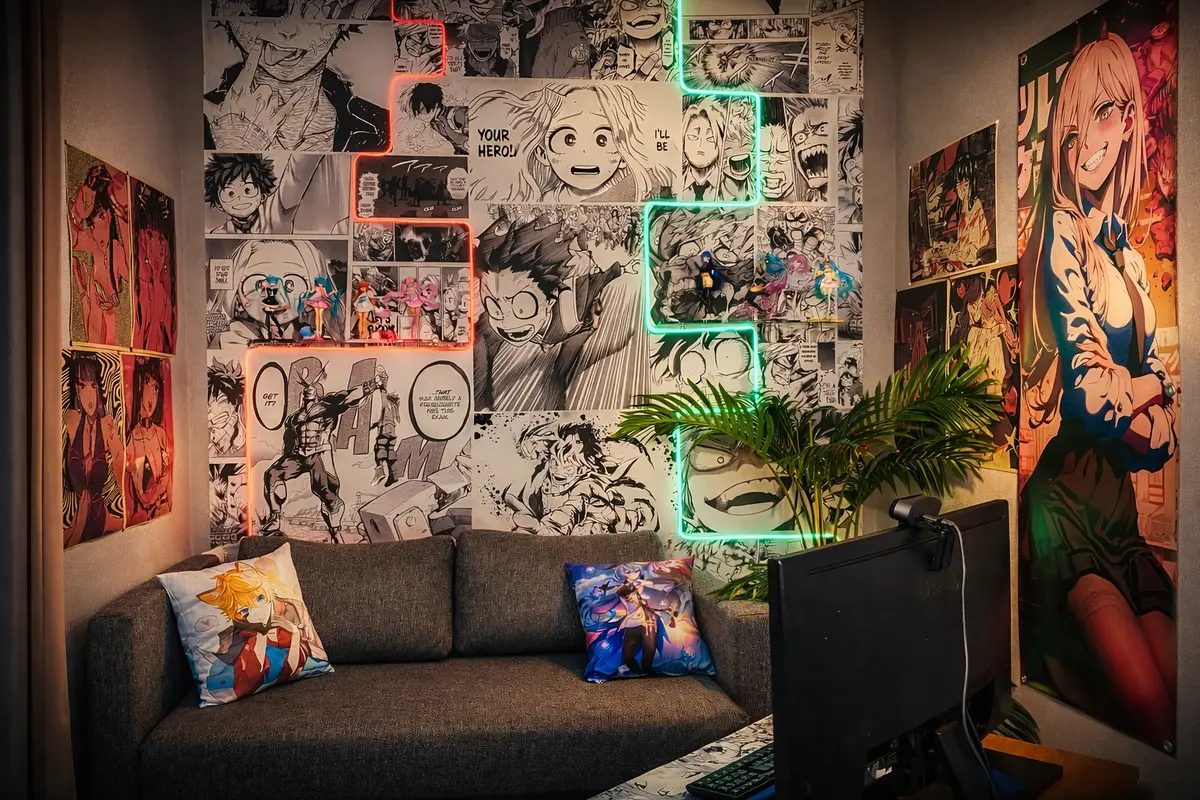 Интерьер вебкам студии Midnight