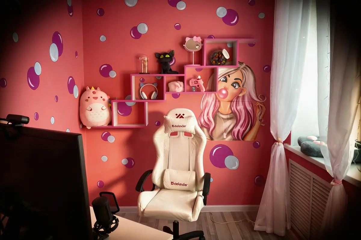 Интерьер вебкам студии Midnight