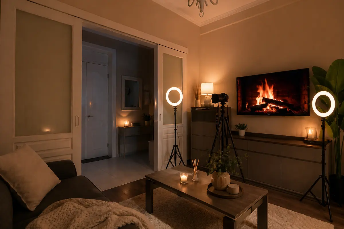 Интерьер вебкам студии 3D STUDIO