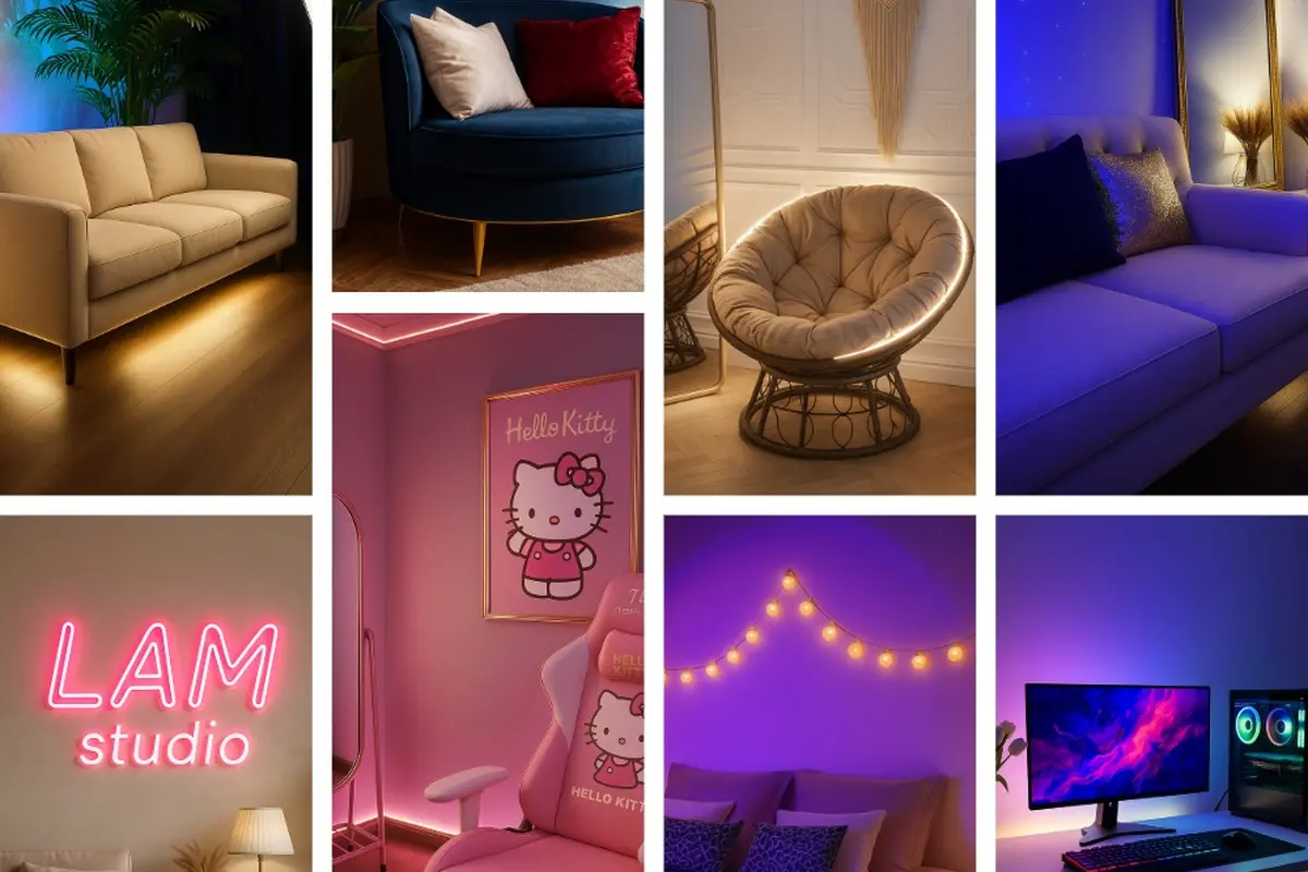 Интерьер вебкам студии LAM