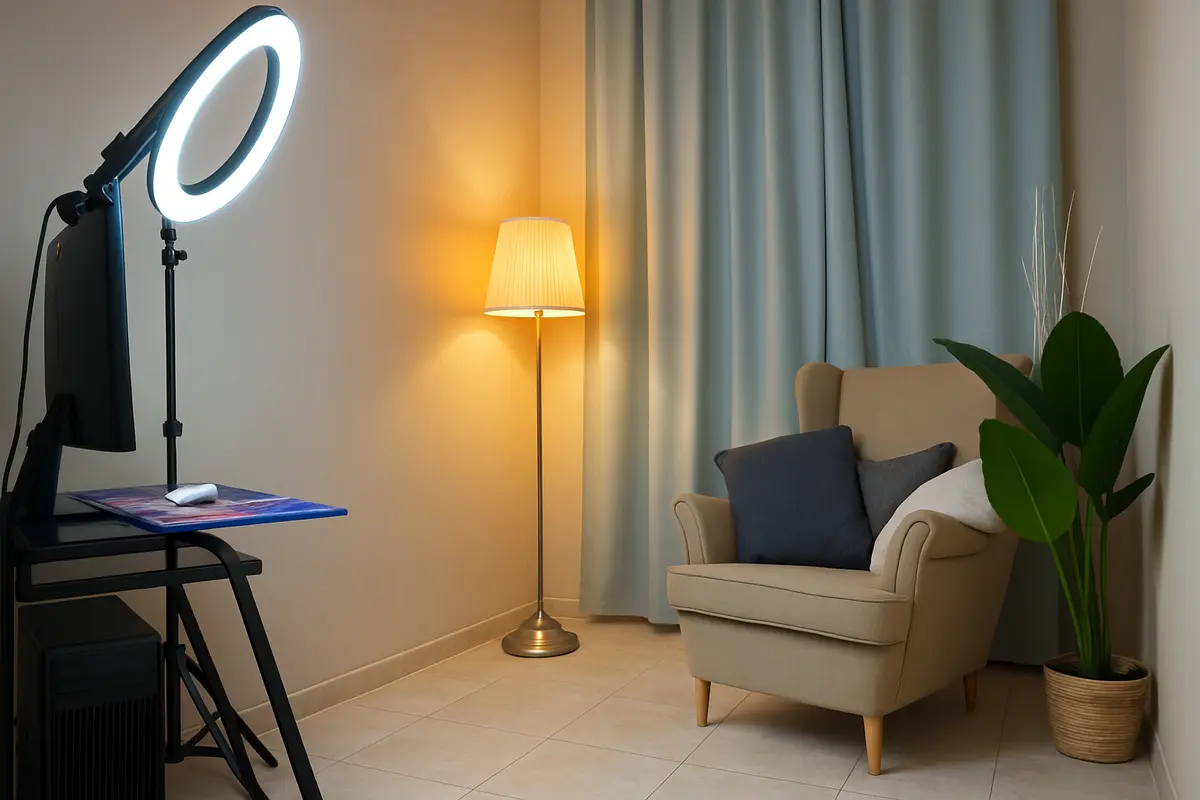 Интерьер вебкам студии Glamour Models