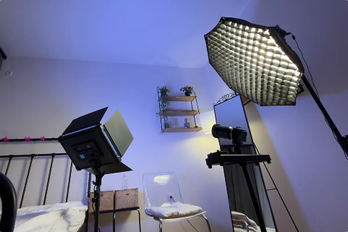 Интерьер вебкам студии Lunera Studio