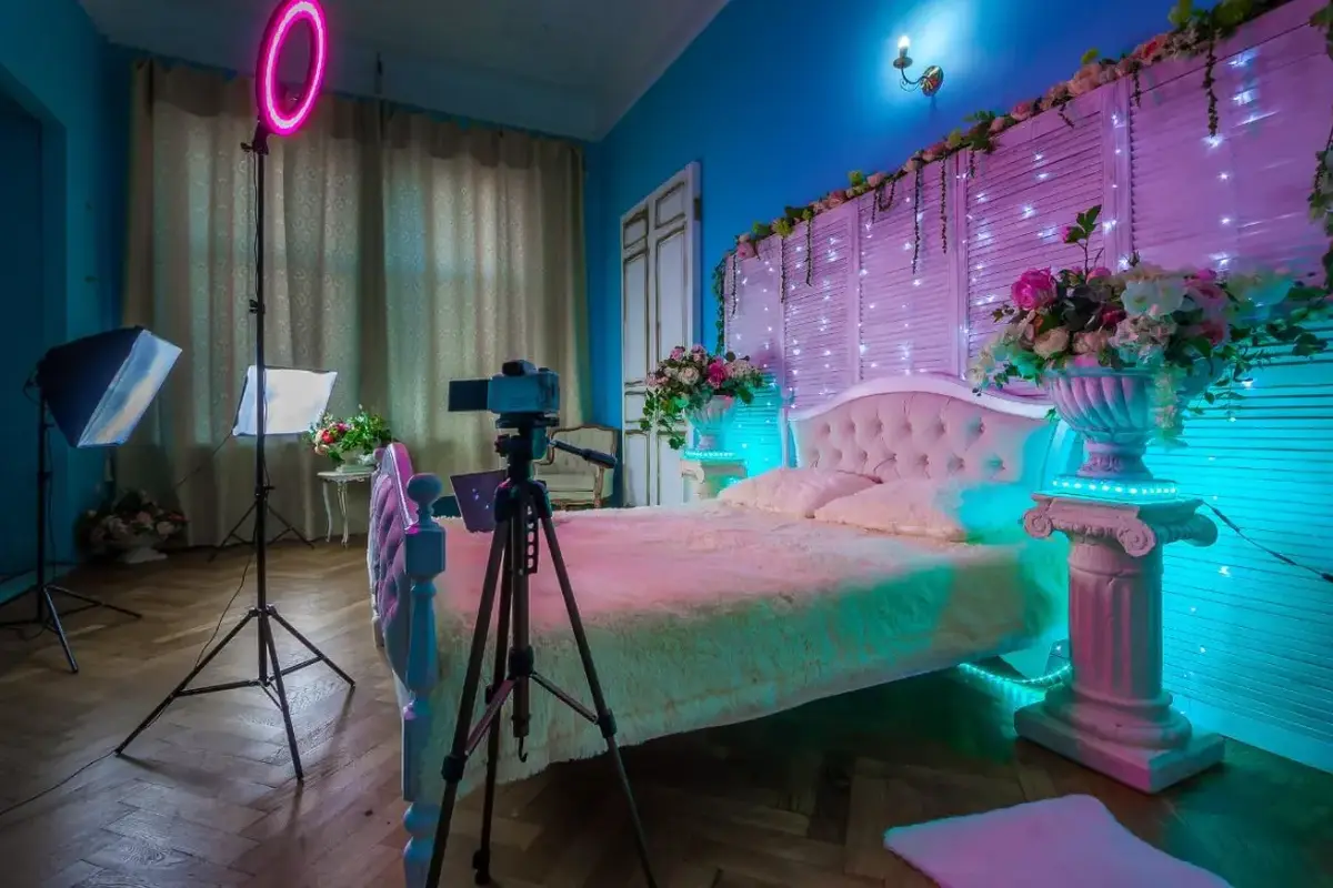 Интерьер вебкам студии SOL-Models