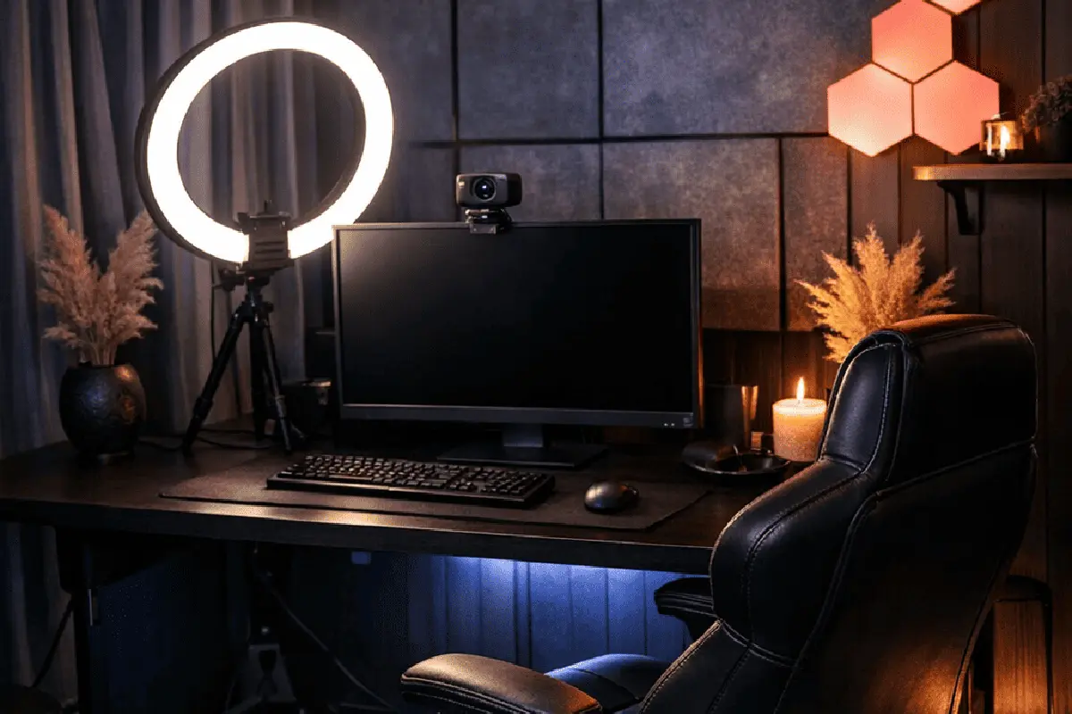 Интерьер вебкам студии Apex Partner Studio